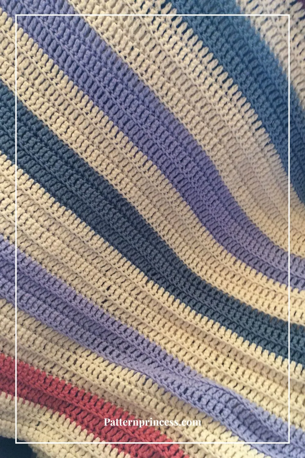 Close up of Crochet Blanket