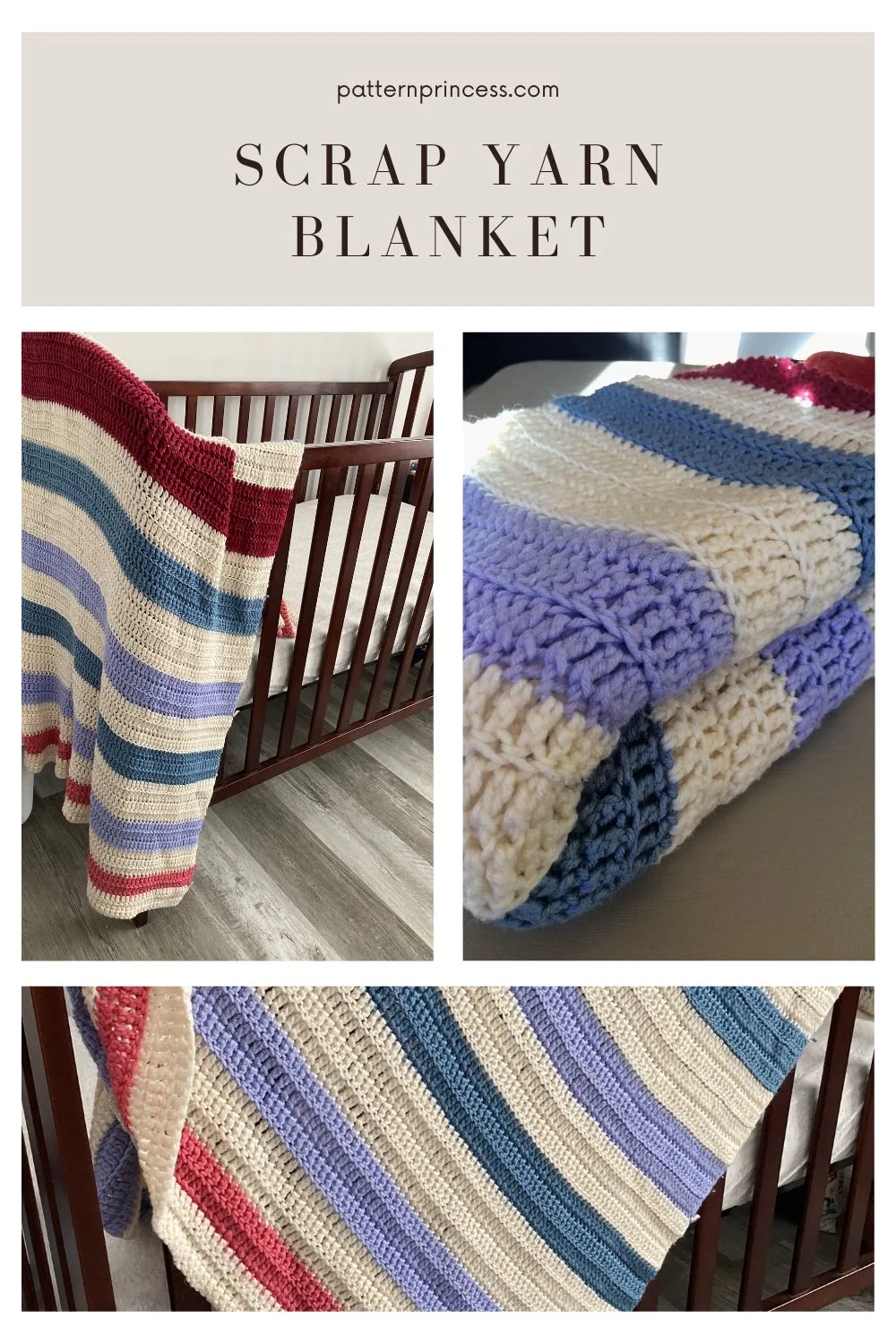 Scrap Yarn Blanket