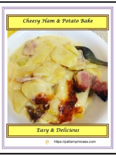 Cheesy ham and potato bake 2