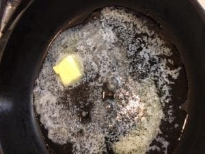 melting butter