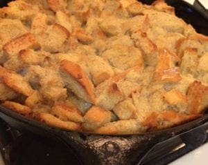 French Bread Bake in a Cast Iron Skillet