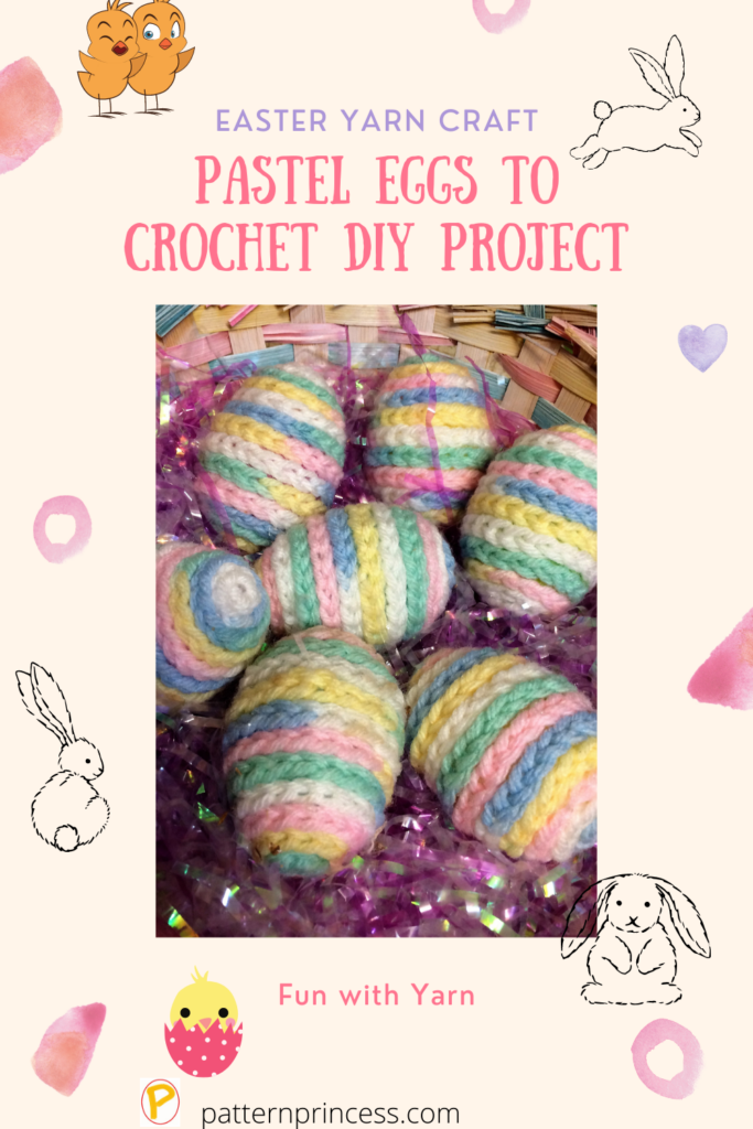 Pastel Eggs to Crochet DIY Project