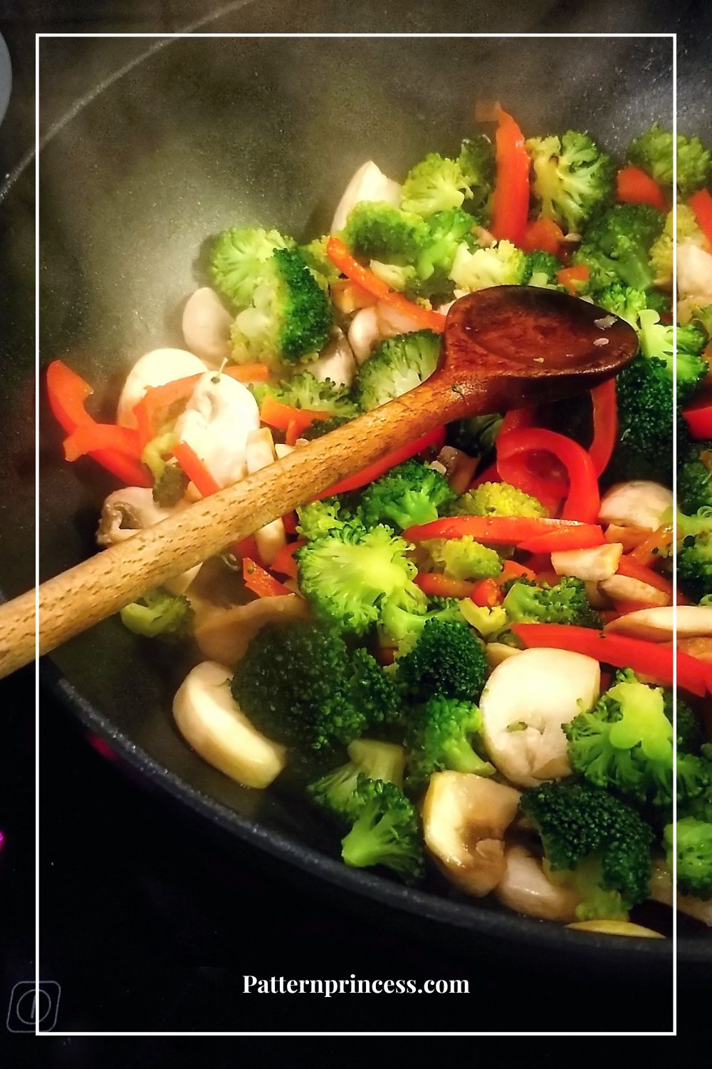 Stir Frying Fresh Vegetables