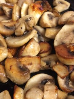 Fried Mushrooms Caramelized