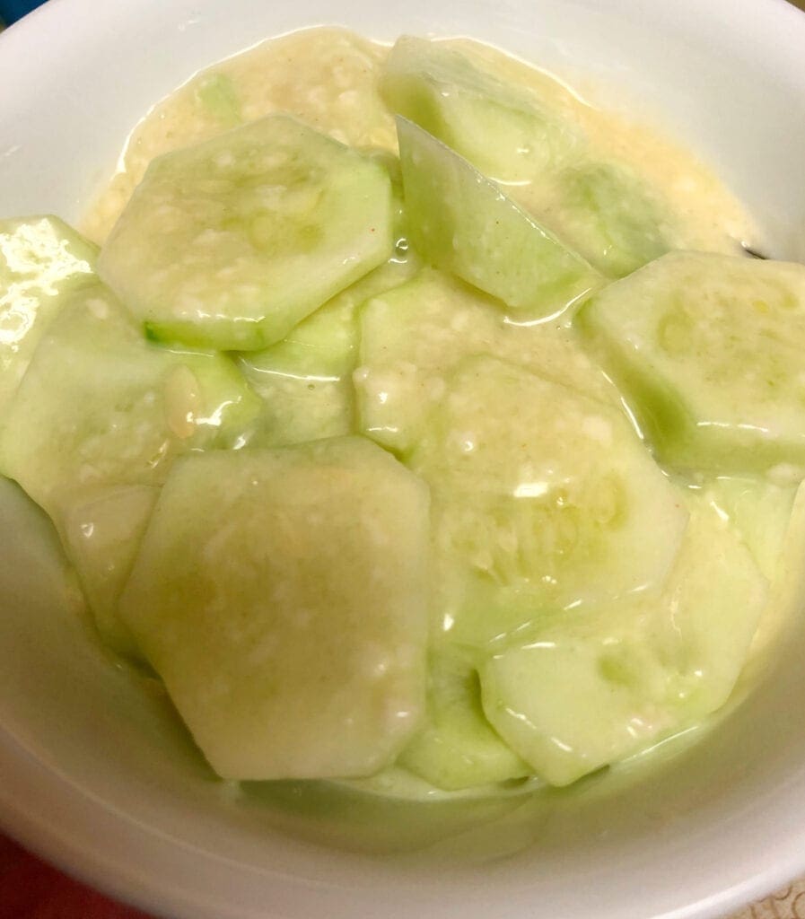 Creamy Cucumber Salad