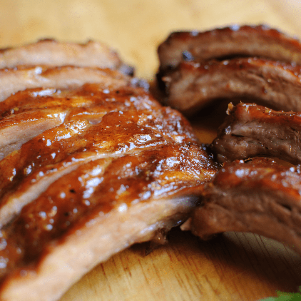 Sliced Barbeque Ribs