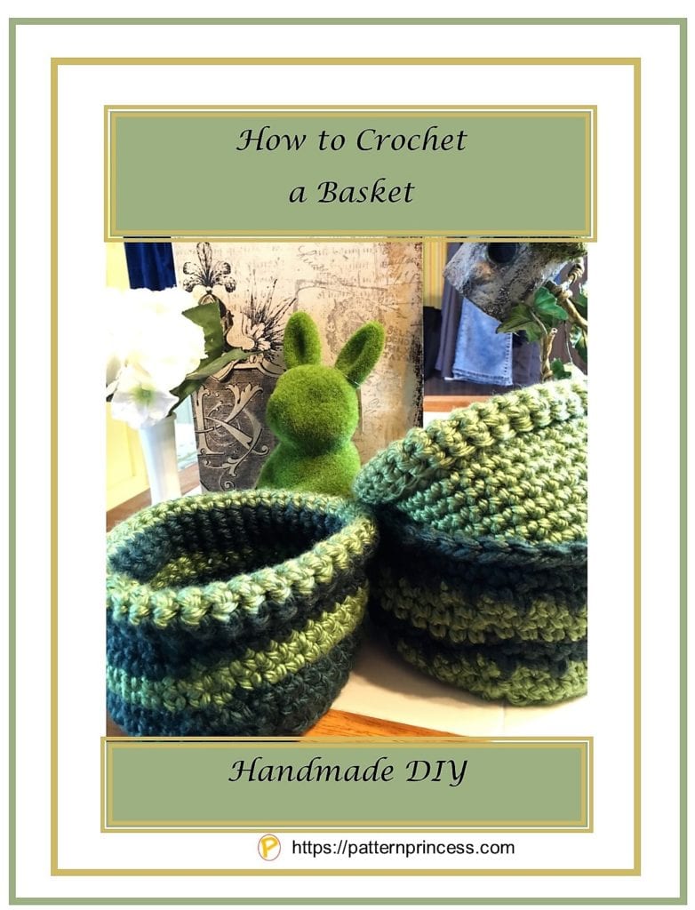 How to Crochet a Simple Basket 1