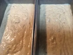 banana bread in loaf pans