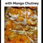 Juicy and Savory Pork Steak with Mango Chutney