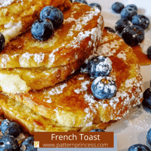 French Toast with Blueberries