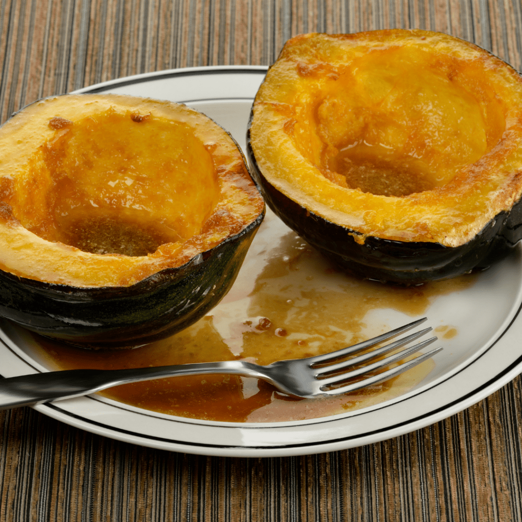 Simple Acorn Squash with Brown Sugar and Butter