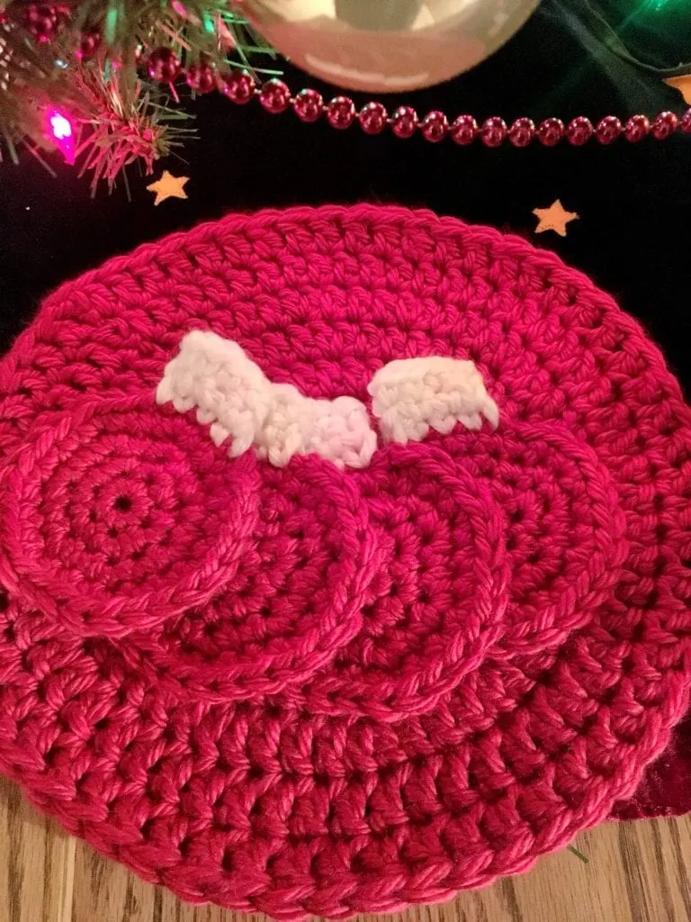 Chunky Crochet Placemat and Ornament Coaster