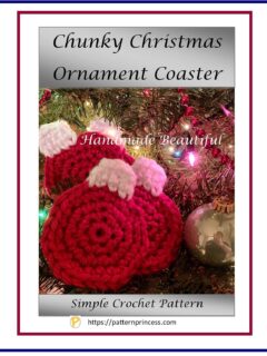 Chunky Christmas Ornament Coaster 1
