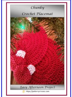 Chunky Crochet Placemat 1