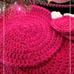 Chunky Crochet Round Placemat