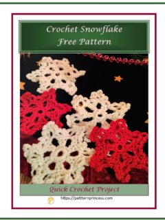 Crochet Snowflake Free Pattern 1