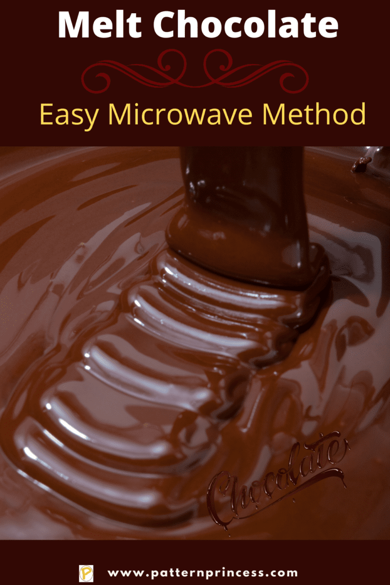 How to Melt Chocolate in the Microwave Pattern Princess