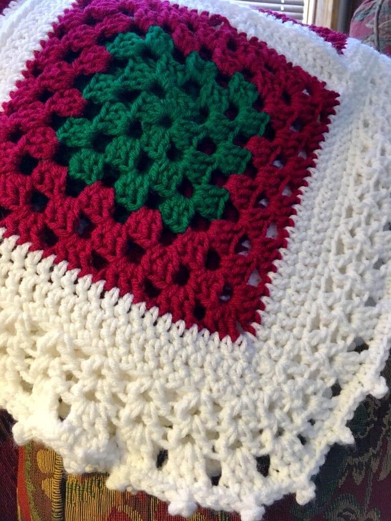 Fancy Crochet Border Detail