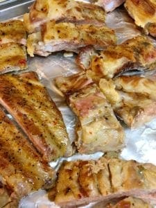 cooked ribs without sauce