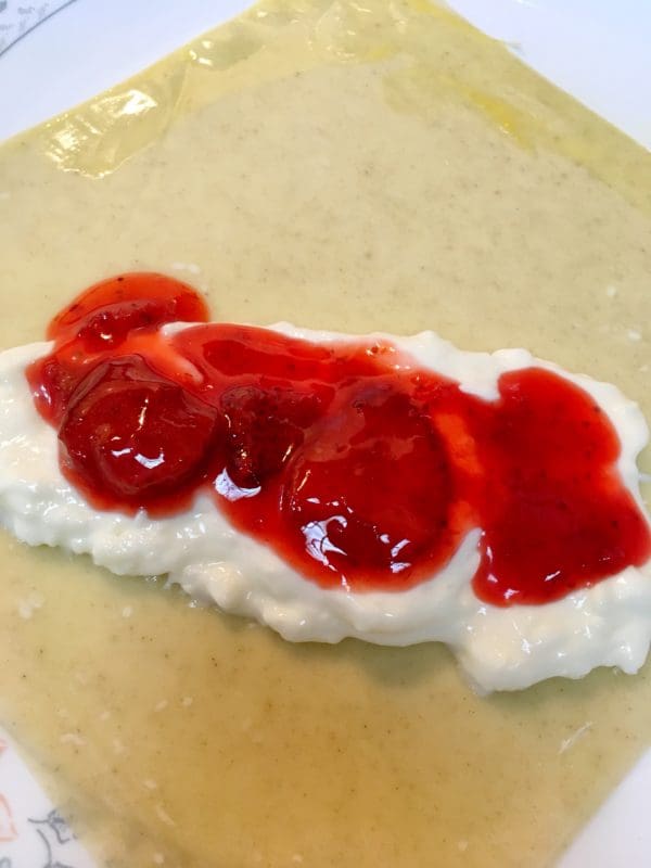 Homemade Strawberry Cheesecake Egg Rolls Recipe Pattern Princess