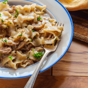 Easy Comfort Food Topped with Fresh Parsley