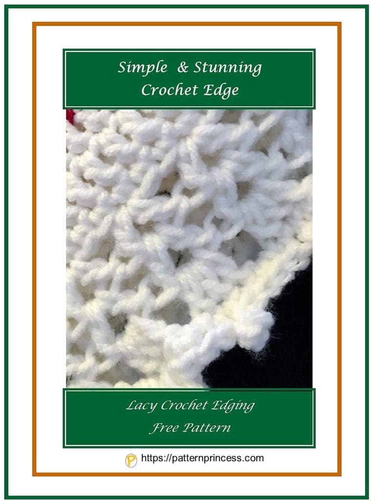 Simple and Stunning Crochet Edge 1