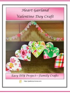 Heart Garland Valentine Day Craft 1