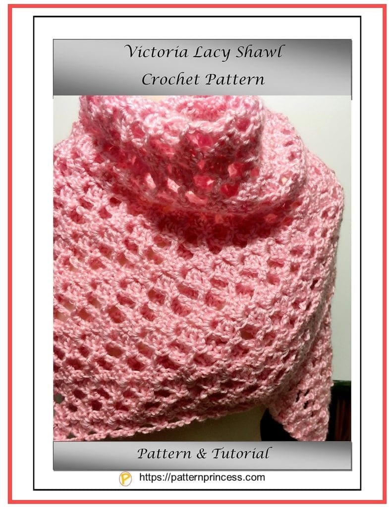 Victoria Lacy Shawl Crochet Pattern 1