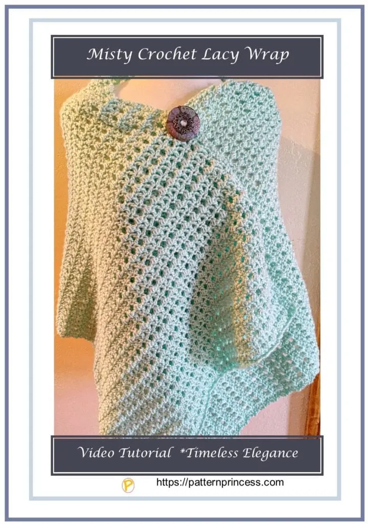 Misty Crochet Lacy Wrap 1