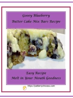 Gooey Blueberry Butter Cake Mix Bars Recipe 1