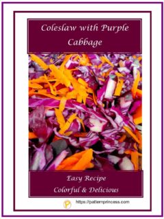 Coleslaw with Purple Cabbage 1