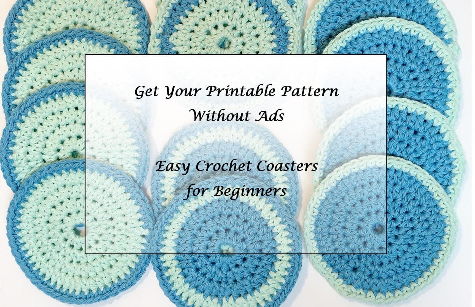Easy Crochet Coasters For Beginners Pattern Princess