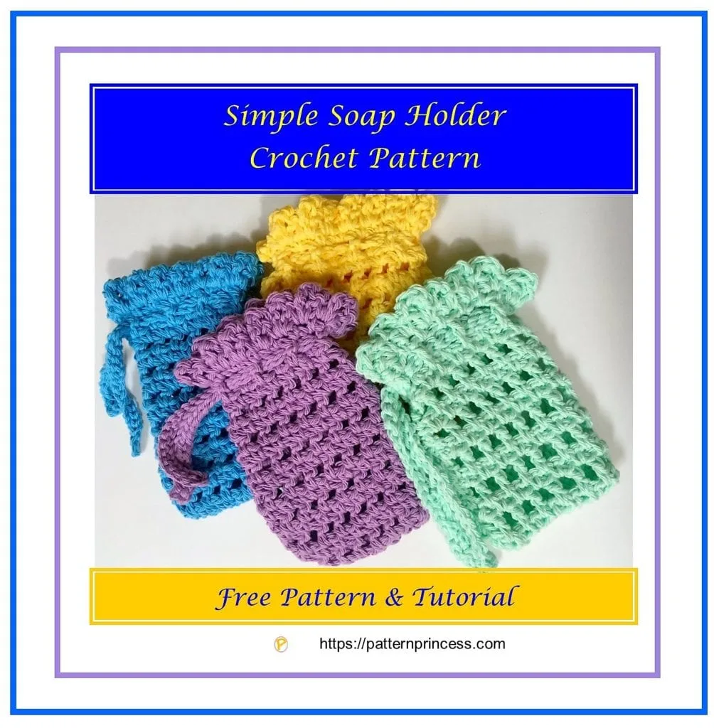 Simple Soap Holder Crochet Pattern 1
