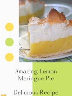 Amazing Lemon Meringue Pie _ Delicious Recipe