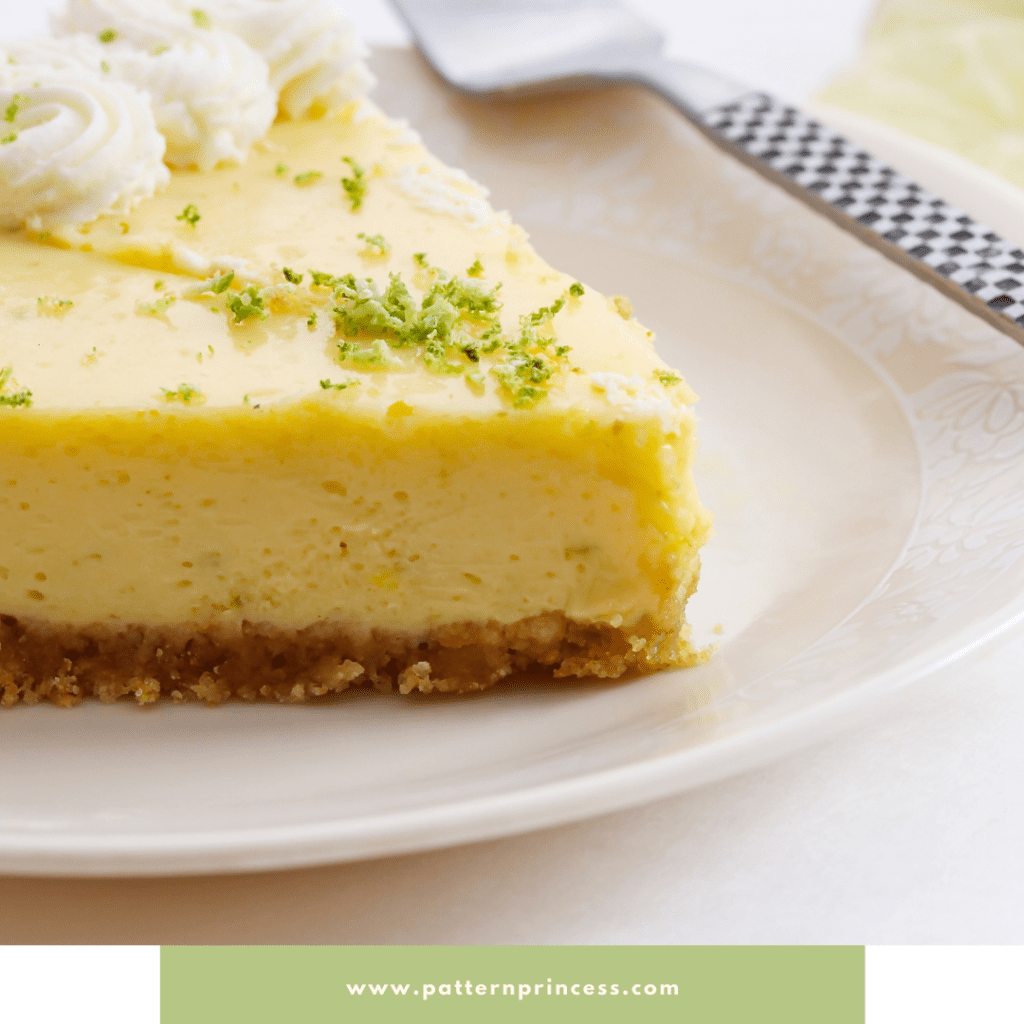 Slice of Creamy Lime Pie