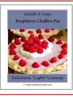 Quick and Easy Raspberry Chiffon Pie 1