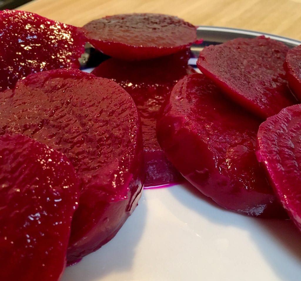 Pickled Beets Plated