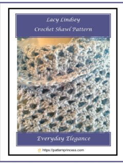 Lacy Lindsey Crochet Shawl Pattern 1