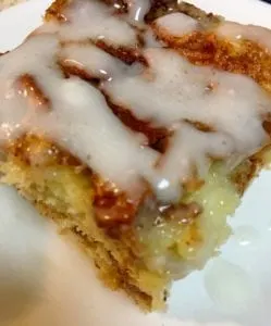 Apple Coffeecake with Icing Glaze