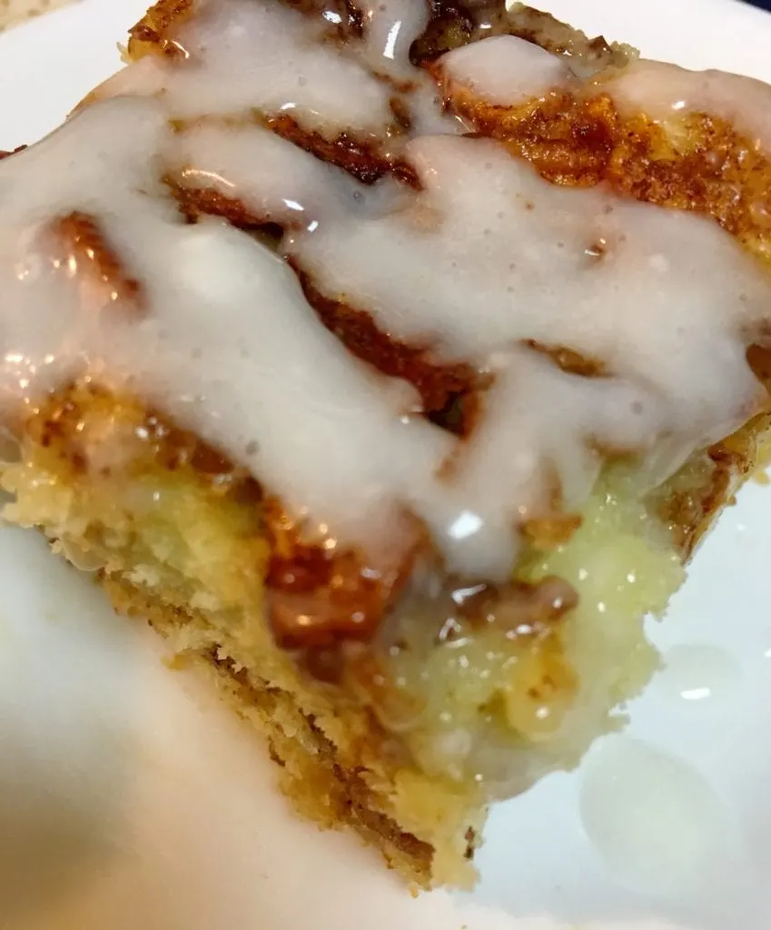 Apple Coffeecake with Icing Glaze