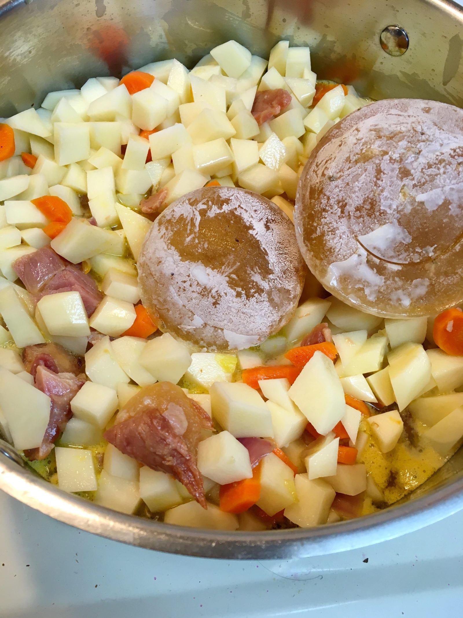 Creamy Ham and Potato Stew Pattern Princess