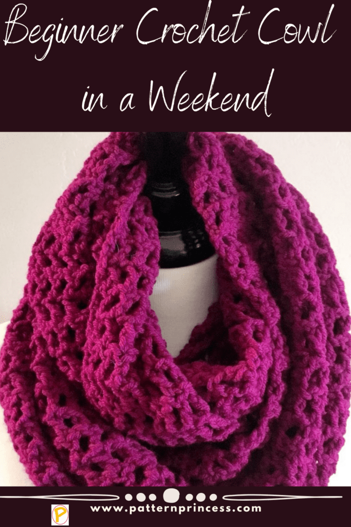 Beginner Crochet Cowl in a Weekend