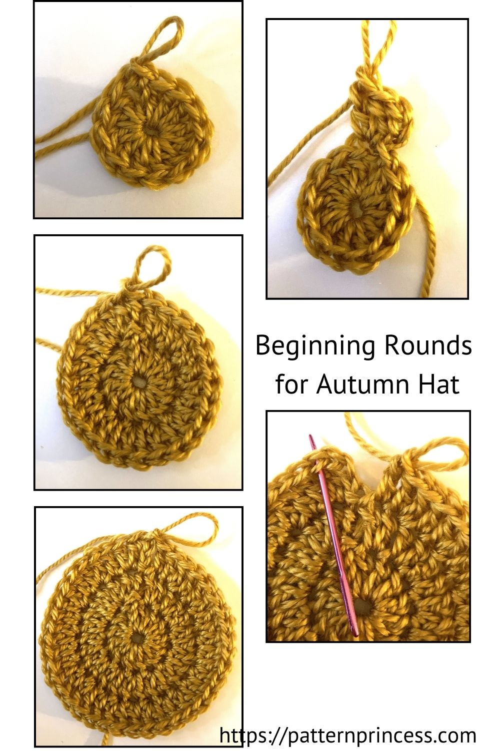 Beginning Rounds for Autumn Hat