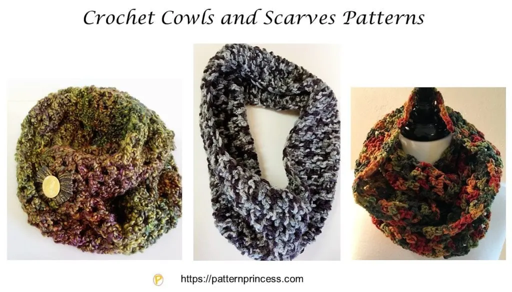 Crochet Cowls and Scarves Patterns