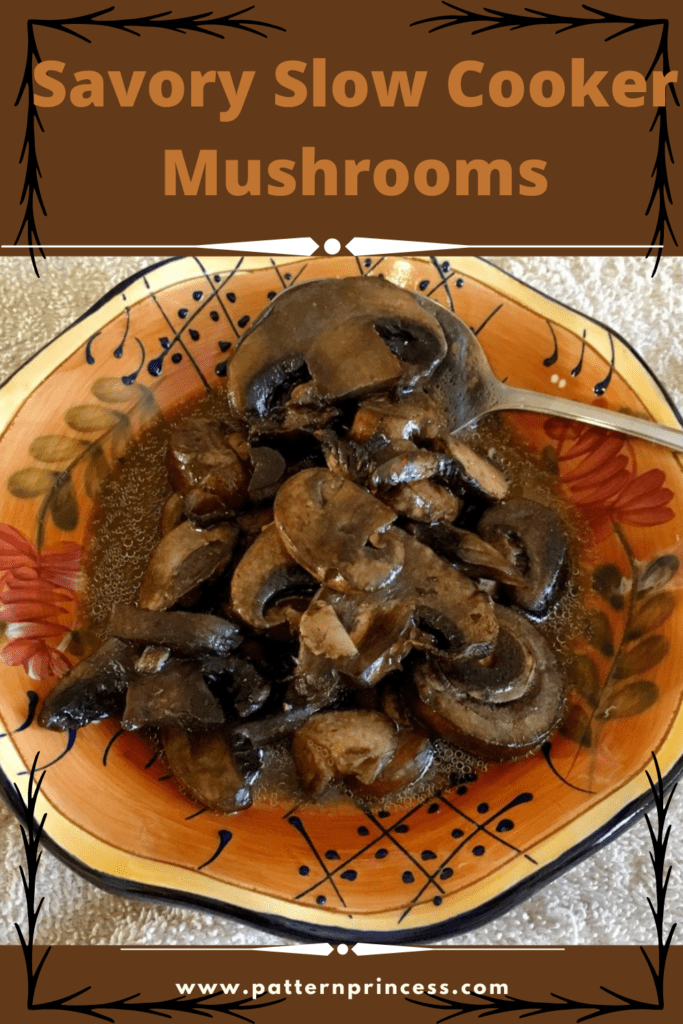 Savory Slow Cooker Mushrooms