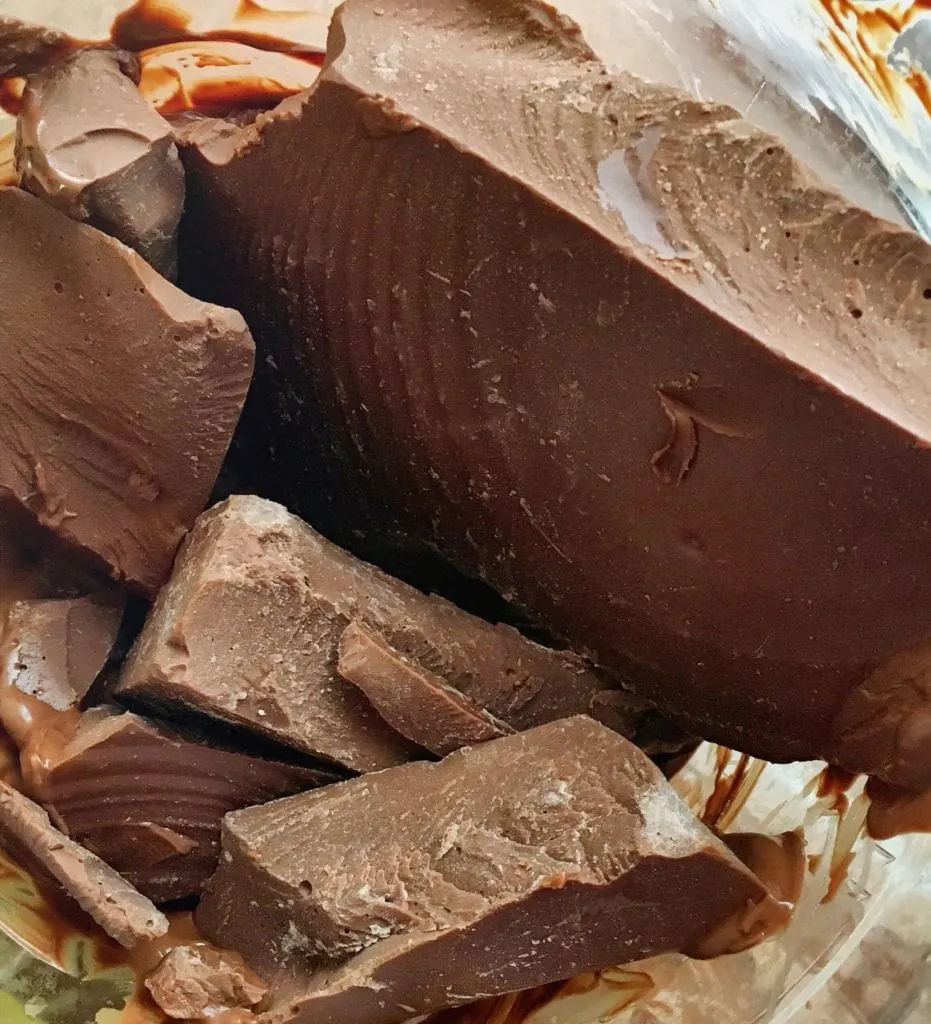 chunks of chocolate for melting