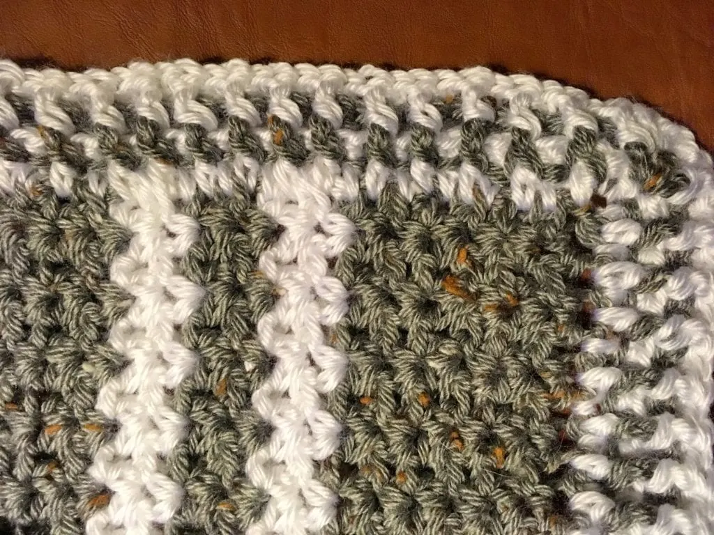 Ribbed Edge Cozy Man Cave Crochet Throw