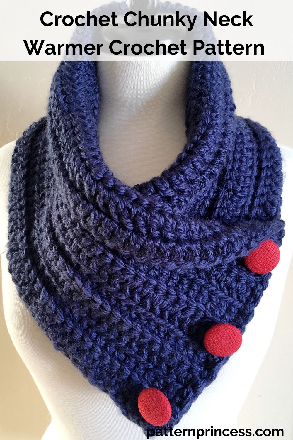 Crochet Neck Warmer Free Pattern Dad's Neck Gaiter [Free Pattern]