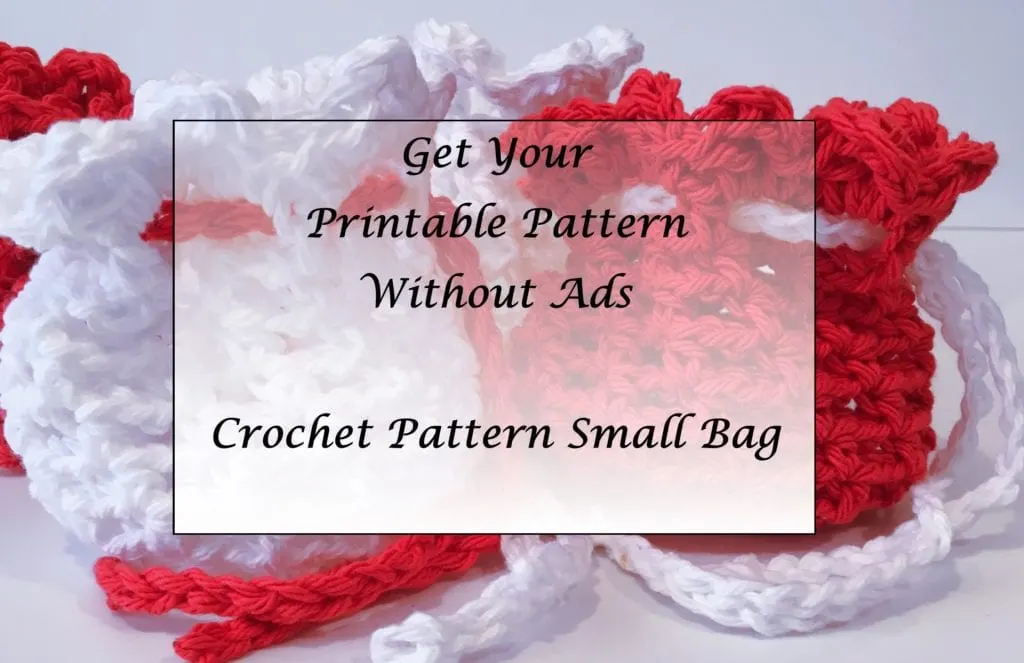 Crochet Pattern Small Bag Printable