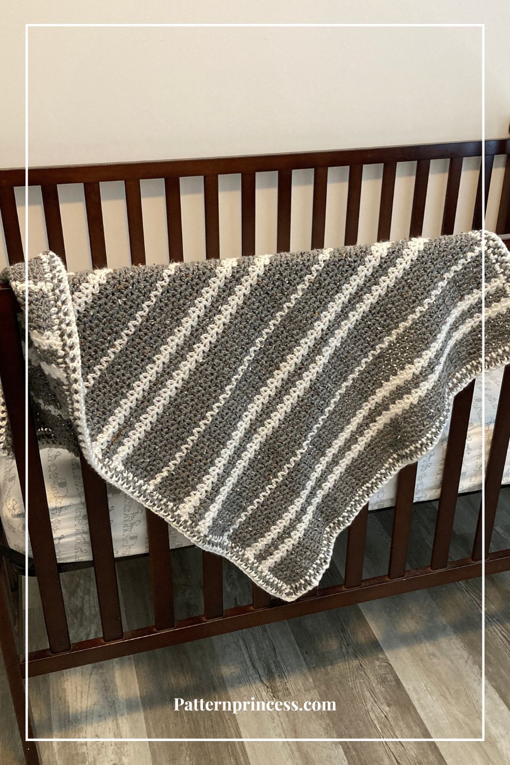 Modern Cozy Crochet Baby Blanket